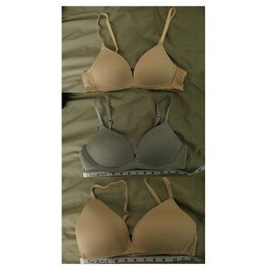 Three bras, 34 B